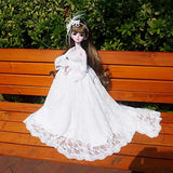 Alina Wedding Girl 1/3 60cm SD BJD Dolls Full Set 24" Jointed Gift Bride Bjd Doll + Makeup + Full Set Accessories