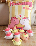 Cute Bag of Cherry Unicorn Plush Toy Soft Throw Pillow Stuffed Animal Toys Creative Gifts Room Decor