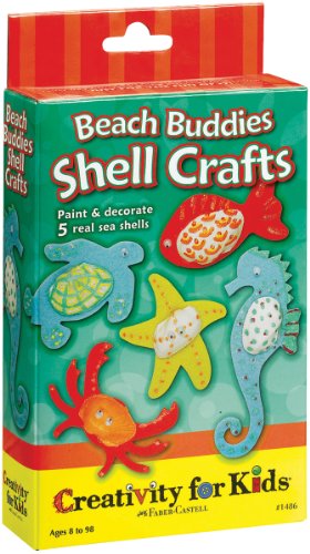 Faber-Castell Creativity For Kids Activity Kit: Beach Buddies Shell Crafts Mini
