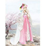 Diary Queen Fortune Days Original Design 18 inch Dolls(with Gift Box), Series 26 Joints Doll, Best Gift for Girls (Fairy)