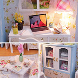 WADILE DIY Miniature Dollhouse Kit, DIY House Kit with Dust Proof and Music Movement, Best Gift for Adults and Teens Over 14 Years Old