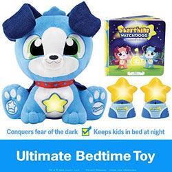 Starshine Watchdogs Orion Light-Up Talking Plush Bedtime Toy, Remote Control Kids Night Lights, Comforting Phrases, Calming Children's Storybook. 4pc Ready-for-Bed Set. Plus Free Coloring Pages!