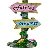 Twig & Flower The Miniature Garden Fairy & Gnome Sign