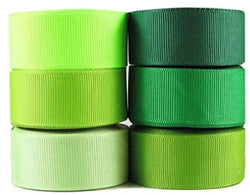 Hipgirl 30yd 7/8" Grosgrain Fabric Ribbon Set For Gift Package Wrapping, Hair Bow Clips &