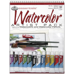 Royal & Langnickel Watercolor Artist Pack, 9-Inch by 12-Inch