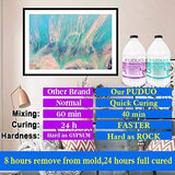 Epoxy Resin Starter Kit 1 Gallon with Resin Pigment 16 Colors Bundle