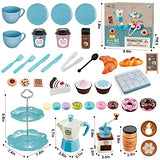 39Pcs Tea Toy Set for Little Boys, Kids Coffee Juice Dessert Game Set,Unique Funny Kids Pretend Kitchen Party Toys for 3 4 5 Year Old Boys Birthday