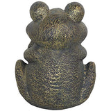 Sunnydaze 3 Wise Frogs Statues - Hear No Evil, See No Evil, Speak No Evil - Garden Decor - Artistic Polystone Sculpture - Indoor/Outdoor Figurine - 10-Inch