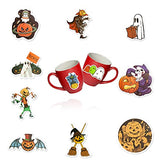 100 Pcs Sticker Halloween Decals Stickers Surprise Bulk Weird Pumpkin Skeleton Stickers Mixed Pack Cool Things Under 20 Dollars Sticker Packs for Child (100 Pcs Halloween Sticker)