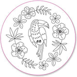 Birds Embroidery Pattern Transfers (set of 10 hoop designs!)