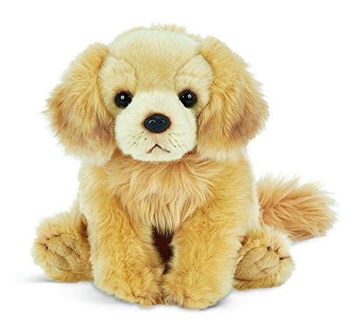 Bearington Goldie Golden Retriever Plush Stuffed Animal Puppy Dog 13”