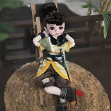 Bjd Dolls 1/6 Sd Doll 11 Inch 28 Ball Joint Doll Fairy Diy Toy Gift Rotatable Joints with Wig Dress Nice Shoes Beautiful Gift for Children Birthday（does Not Include the Props in the Hands of the Doll）