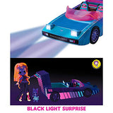 LOL Surprise Dance Machine Car with Exclusive Doll, Surprise Pool, Dance Floor and Magic Black Light, Multicolor - Great Gift for Girls Age 4+