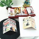 NWFashion Miniature Dollhouse Scenery Bookroom/Bedroom Magazine Newppaper