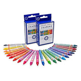 Color Swell Crayons Bulk Packs - 18 Boxes of 24 Vibrant Colored Crayons of Teacher-Quality Classroom Pack