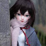 Y&D BJD Dolls 1/4 SD Doll 42.5CM 16.7 Inch Ball Joint Dolls DIY Toy Gift Cute Movable Joint Fashion Doll with Makeup Clothes Socks Shoes Wigs Scarf, wysiwyg