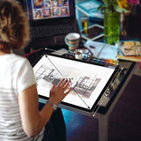 VIVOHOME A3 LED Light Box Board Tracing Light Pad with 3 Brightness for Artist Sketching Drawing Craft