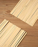 Pllieay 128 Pieces 11.8 Inch Bamboo Sticks, Bamboo Strips, Strong Natural Bamboo Sticks for Sign-Making, Kites, Bridges, Doll Houses and Craft Projects