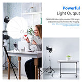 Neewer 150W LED Video Light, CB150 5600K LED Continuous Lighting Kit, Bowens Mount, 2.4G Remote, Lantern Softbox, Stand, 13000Lux/1m, CRI/TLCI 97+ for Portrait,Wedding,Interview,YouTube,Video