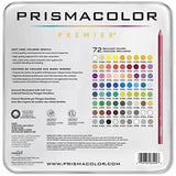 Prismacolor 1759444 Premier Double-Ended Art Markers, Fine and Chisel Tip, Manga Colors, 12-Count & Premier Art Supplies for Drawing, Sketching, Adult Coloring | Soft Core Color Pencils, 72 Pack