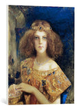 kunst für alle Canvas Print: Gaston Bussiere Salammbo 1907" Fine Art Print, Canvas on Stretcher, Ready to Hang Wall Picture, 19.7x23.6 inch / 50x60 cm
