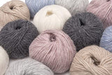 Pullu - Baby Alpaca Merino Wool Yarn Set of 3 Skeins (150 Grams) Worsted Weight - Sourced Directly from Peru - Heavenly Soft and Perfect for Knitting and Crocheting (Charcoal Gray)