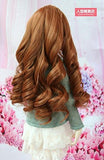 BJD Doll Hair Wig 9-10 inch Coffee Brown 1/3 SD DZ DOD LUTS Perma-long B-63