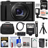 Sony Cyber-Shot DSC-HX99 4K Wi-Fi Digital Camera with 64GB Card + Battery + Charger + Flash + LED Light + Tripod + Case + Kit