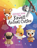 Crochet Your Own Kawaii Animal Cuties: Includes 12 Adorable Patterns and Materials to Make a Shiba Puppy and Sloth - Inside: 64 page book, Crochet ... floss, Embroidery needle, Fiberfill stuffing