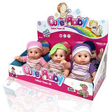 Liberty Imports Cute Lil Baby Doll Collection - Pack of 6 Assorted Mini Infant All Vinyl Dolls - Girls Toys Bulk Gift Bundle Party Favors Supplies (8 Inches Tall)