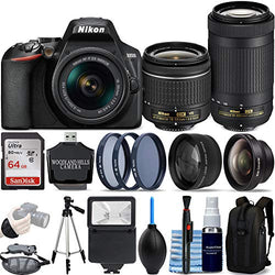 Nikon D3500 DSLR Camera with 18-55mm and 70-300mm Lenses Ultimate Travel Bundle
