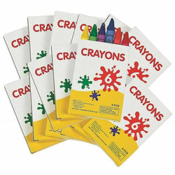 Bulk Crayon Packs (48 boxes of 6 colors) Daycare, Party Favors and School Supplies