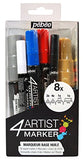 Pebeo 4Artist Marker, Set of 8 Assorted Oil Paint Markers