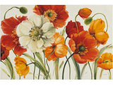 Poppies Melody I Wall Decor by Lisa Audit, 16" x 24" Canvas Wall Art