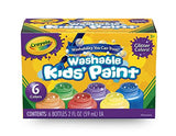 Crayola Washable Kids' Paint, Includes Glitter Paint, 12 Count