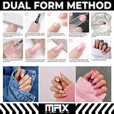 SXC Cosmetics Poly Gel Nail Kit MAX Series All-in-One Gel Nail Art Extension Starter Kit P-12