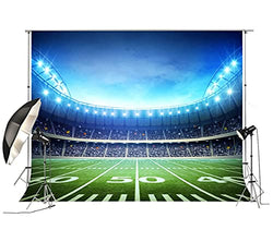 HUAYI Football Field Backdrop Newborn Photography Props Photography Background Baby Photo Studio Props 10x8ft YJ-024