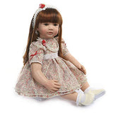 Acestar Reborn Baby Doll Realistic Newborn 24 inch 60cm Soft Silicone Cloth Body Lifelike Toys Reborn Doll for Boys and Girls Birthday Acestar1904-60