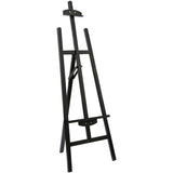 Marble Field Adjustable Wooden Tripod Easel Display Floor Easel Sketch Painting Portable, Black