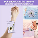 Digital Camera for Kids Girls and Boys - 1080P FHD Digital Camera 36MP LCD Screen Rechargeable Students Compact Camera Kid Camera with 16X Digital Zoom Vlogging Camera for Teens, Kids (Purple)