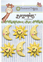 BaZooples Buttons-The Sun & Moon 1 pcs sku# 642955MA