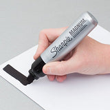 Sharpie Pro Magnum Professional Permanent Marker, Oversized Chisel Tip, Black Ink, Pack of 4