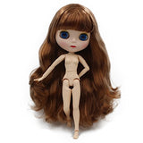 1/6 BJD Doll, 4-Color Changing Eyes Matte Face and Ball Jointed Body Dolls, 12 Inch Customized Dolls Can Changed Makeup and Dress DIY. Nude Doll Sold Exclude Clothes (S.2)