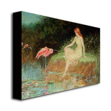 A Trusting Moment by Frederick Church, 22x32-Inch Canvas Wall Art