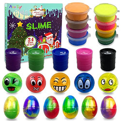 Anditoy 24 Pack Slime Toys Kit for Kids Boys Girls Party Favors