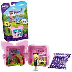 LEGO Friends Stephanie’s Cat Cube 41665 Building Kit; Kitten Toy for Kids with a Stephanie Mini-Doll Toy; Cat Toy Makes a Creative Gift for Kids Who Love Portable Playsets, New 2021 (46 Pieces)