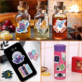 100 Pcs Witch Aesthetic Stickers,Apothecary Spooky Waterproof Stickers,Vinyl Stickers for Water Bottle,Laptop,Skateboard.Witchy Stickers Pack for Adults