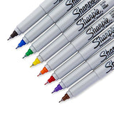 Sharpie 37600PP Permanent Markers, Ultra Fine Point, Classic Colors, 8 Count