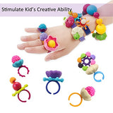 BESKIT 400 Pcs Pop Snap Beads Set - Arty Snap Together Beads for Girls Toddlers Kids Creative DIY