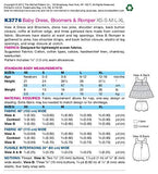 Kwik Sew K3776 Dress Sewing Pattern, Bloomers and Romper